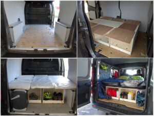 un kit d'aménagement pour un ford custom